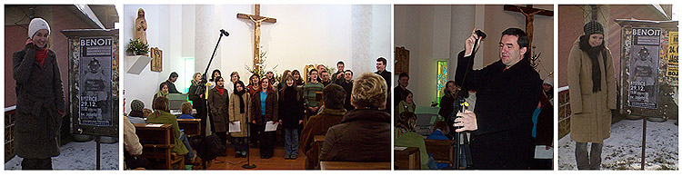  ... vánoční koncert pro slečnu BENOIT v Bystřici ... 29.12.2007 ... foto: Šemora ... zpracování: Vlasti
